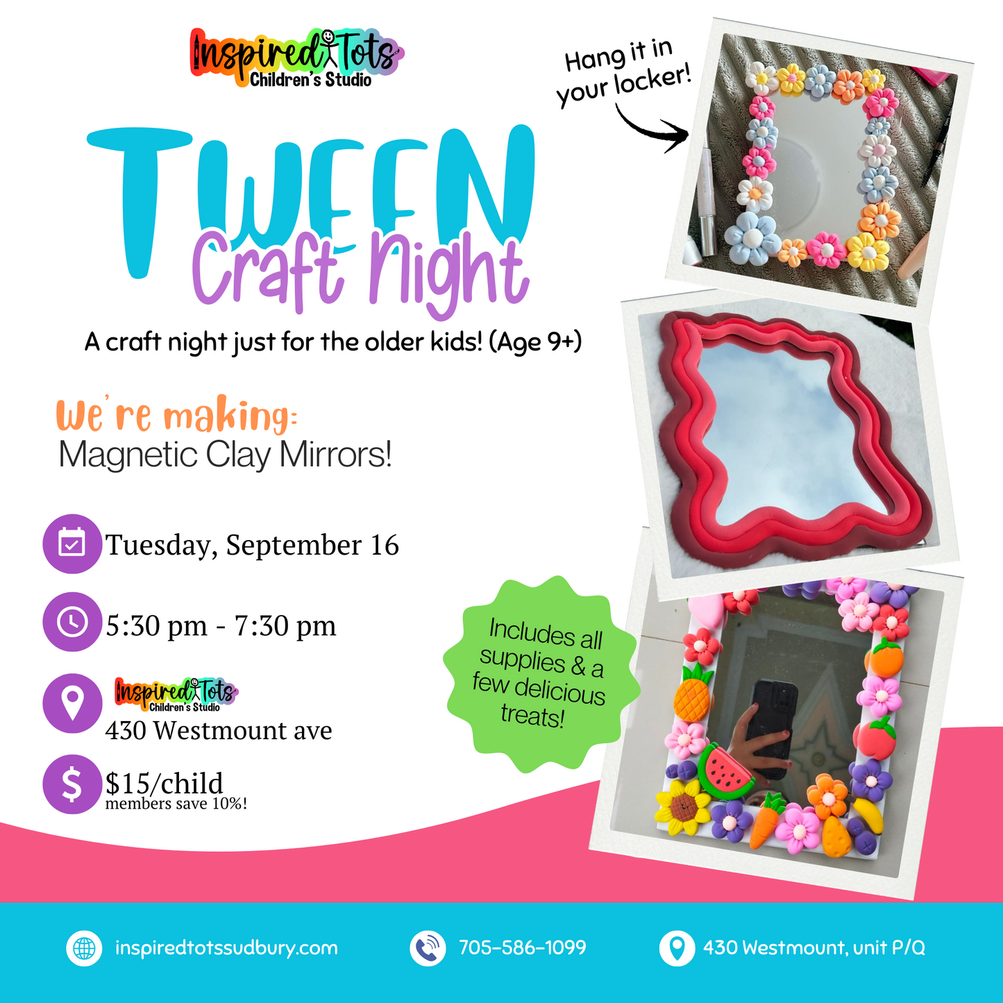 Tween Craft Night! - September 2025!