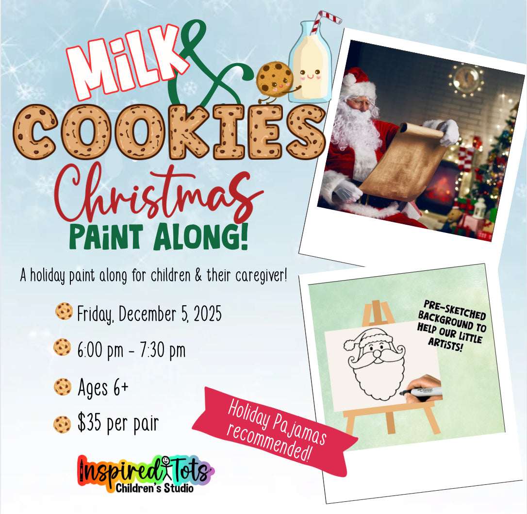 Milk & Cookies Christmas Paint Along