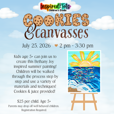 Cookies & Canvasses! July!