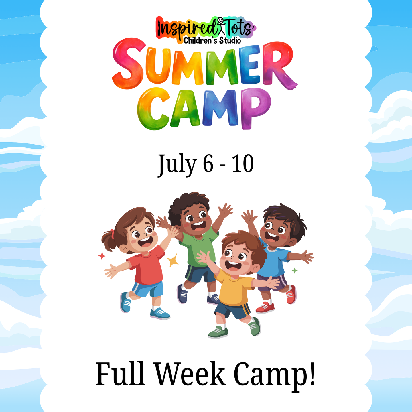 Summer Camp Full Week - July 6 - 10, 2026