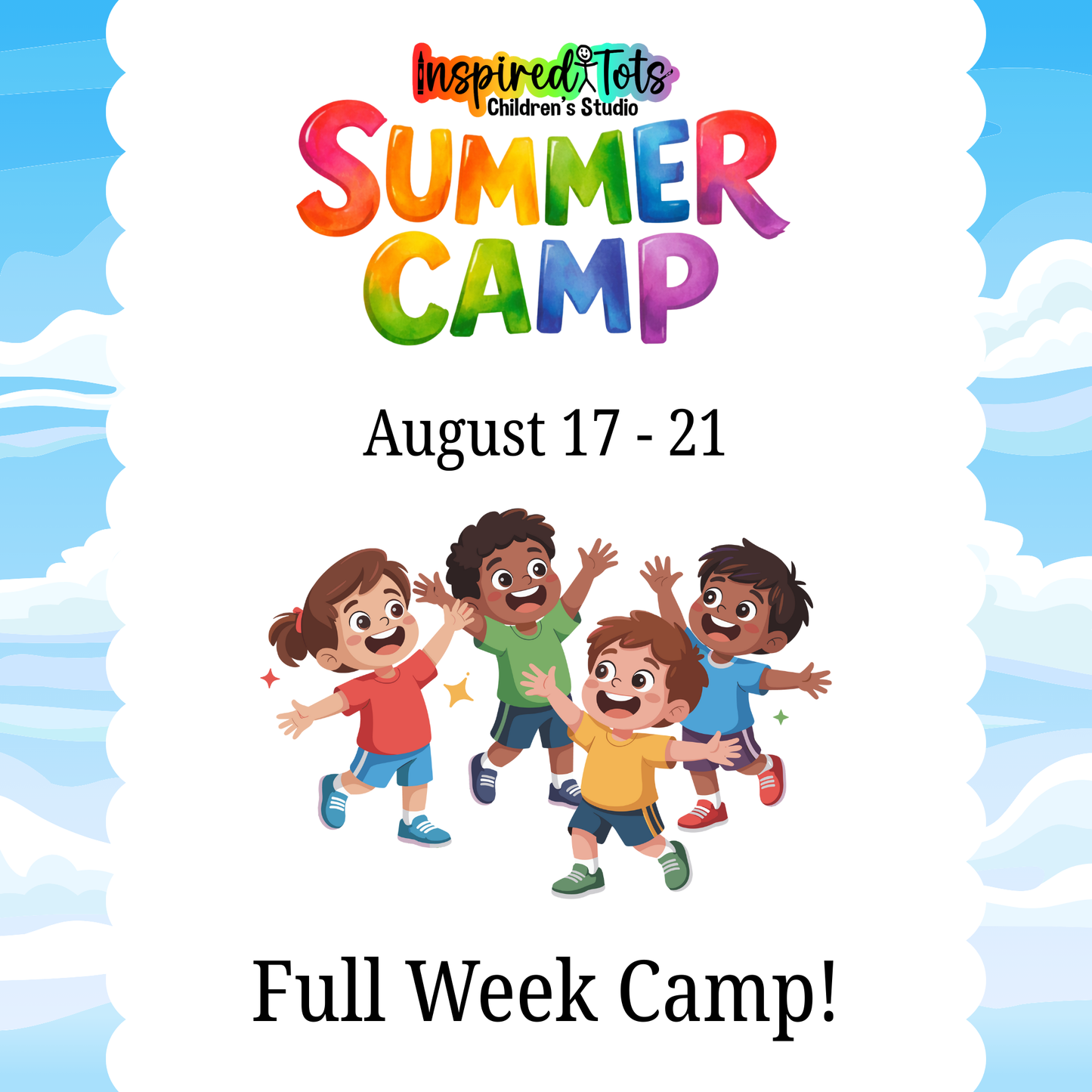 Summer Camp Full Week - August 17 - 21