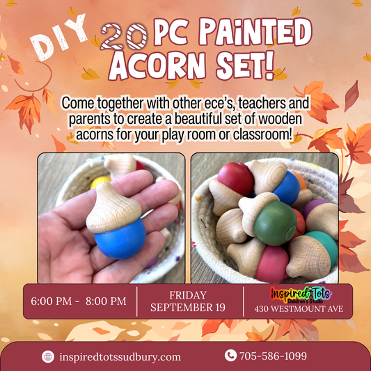 Wooden Acorn Paint Night!