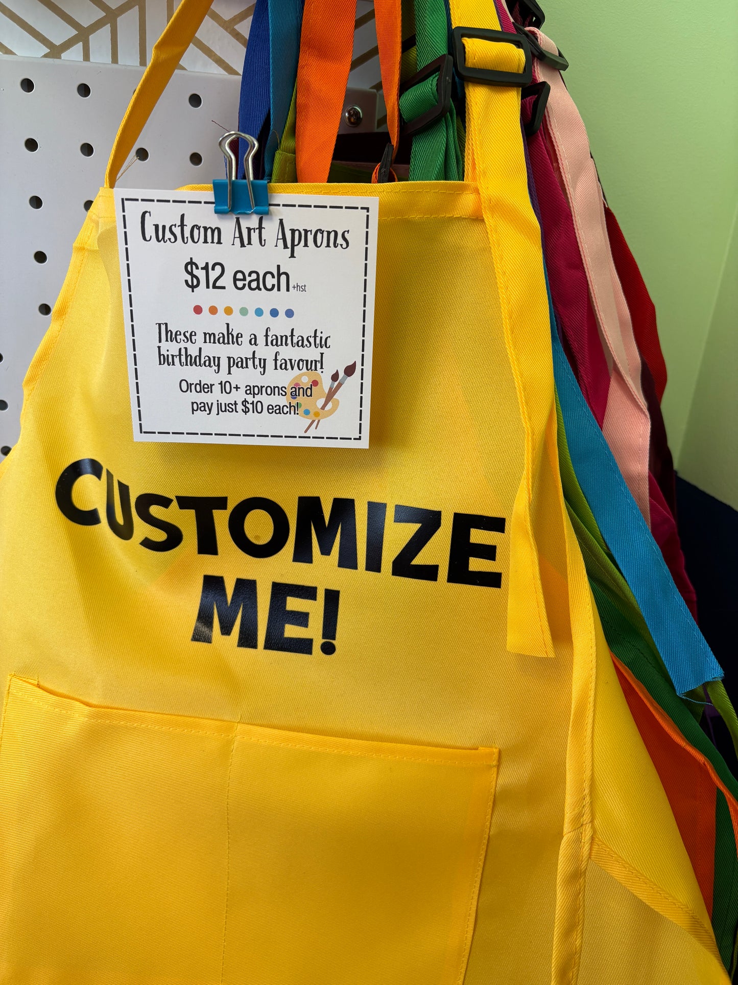 Customized Art Apron