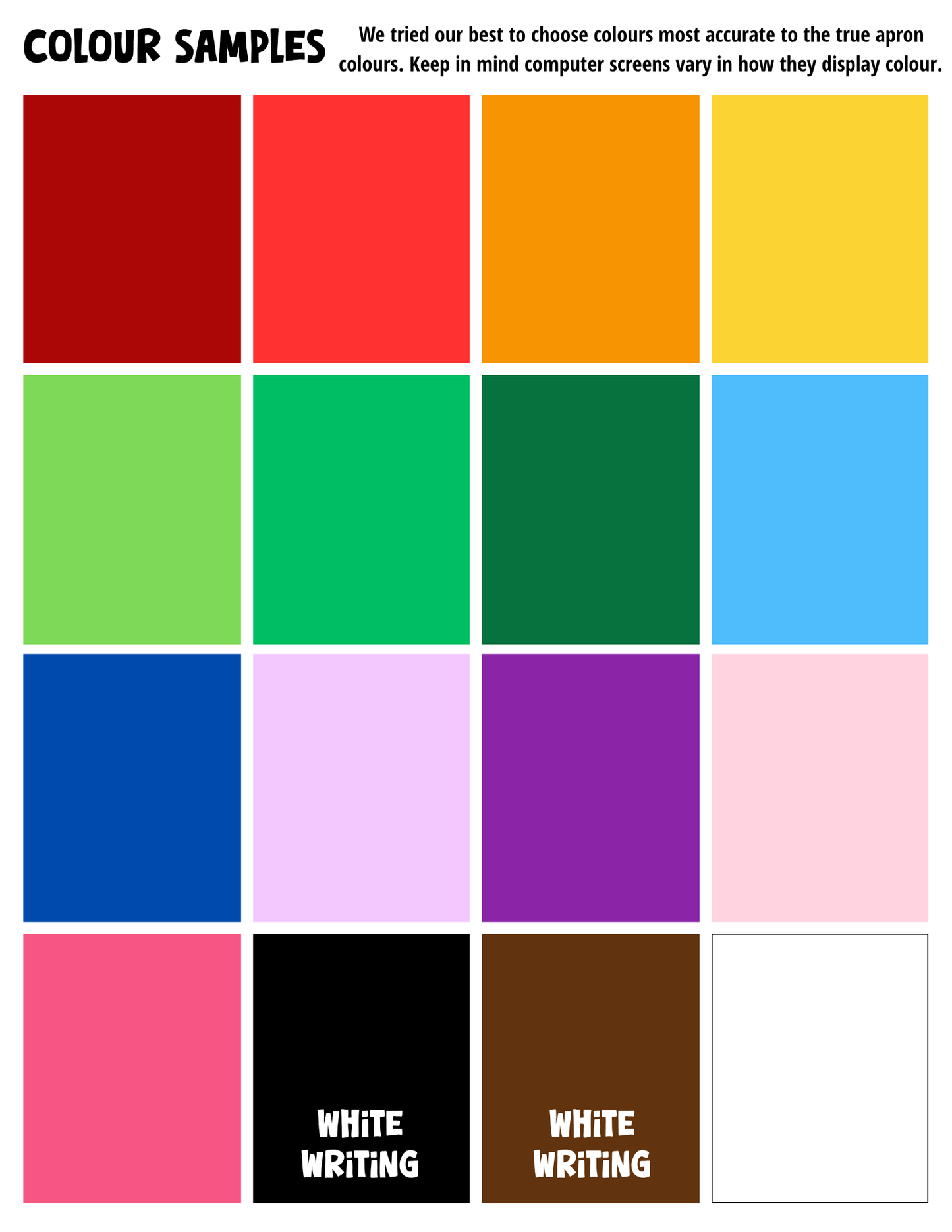 Customized Art Apron