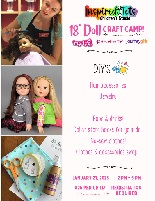 18" Doll Craft Camp!