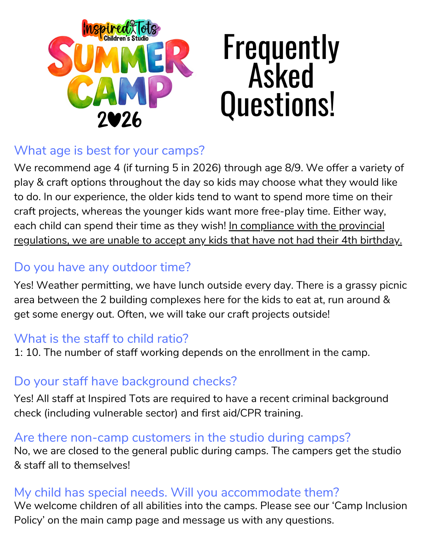 Summer Camp - July 14, 2026