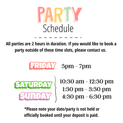 Play & Create Party Package!