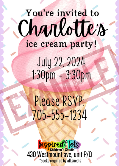 Ice Cream! Party Package