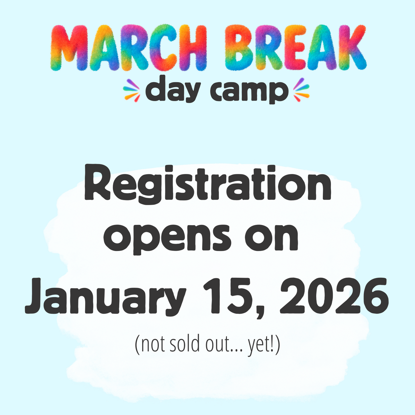 March Break Camp - Thursday, March 19
