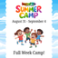 Summer Camp Full Week - August 31 - Sept 4