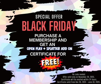 BLACK FRIDAY! Annual Holiday Family Membership!