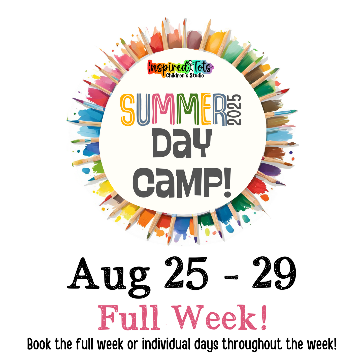 Summer Day Camp! August 25 - 29, 2025