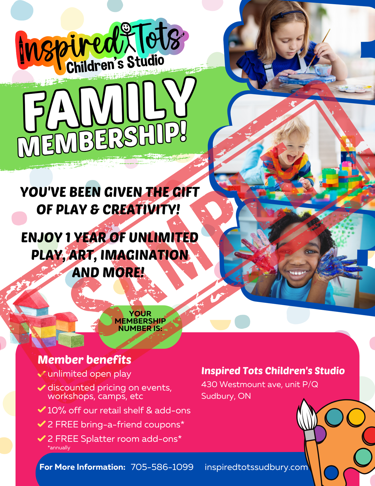 BLACK FRIDAY! Annual Holiday Family Membership!