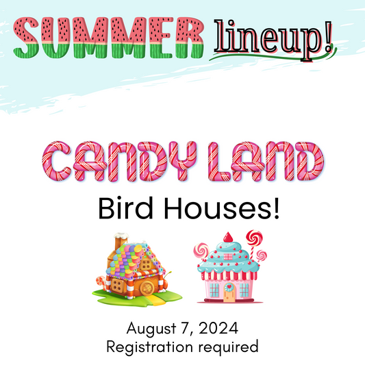 Candyland Bird Houses!