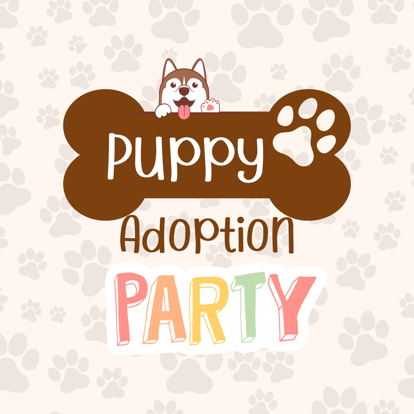Puppy Adoption! Party Package